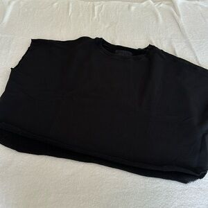 Frank & Eileen Triple Fleece Caplet- Black- One Size